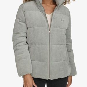 Levi's Women's Corduroy Bubble Puffer Jacket